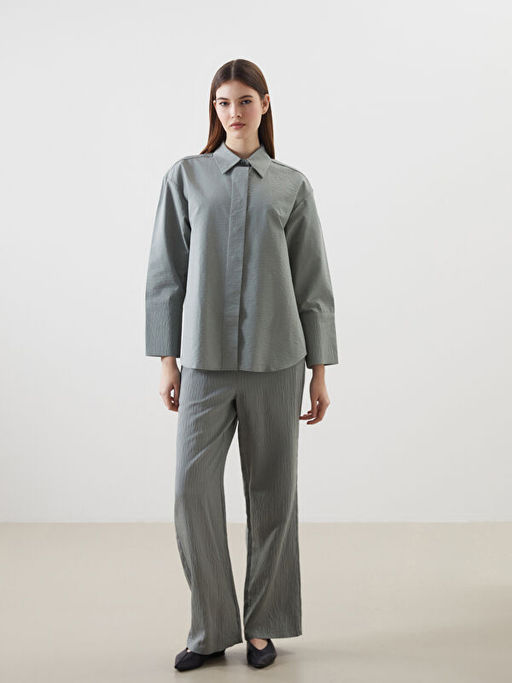 Oversize Poplin Kad?n G?mlek Tunik