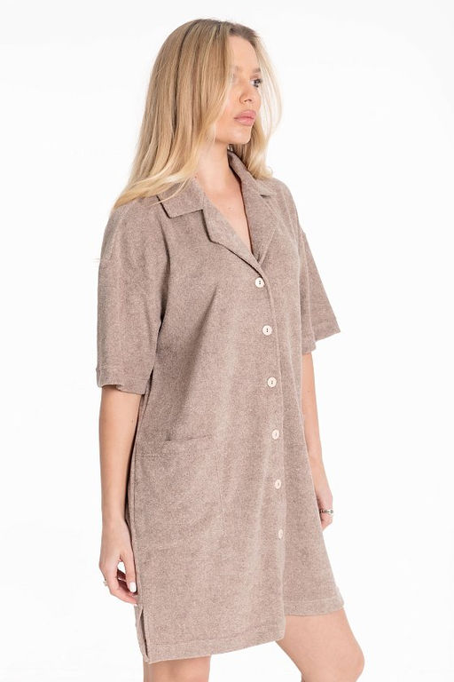 Халат М324230к кофейный - Елена фото 3