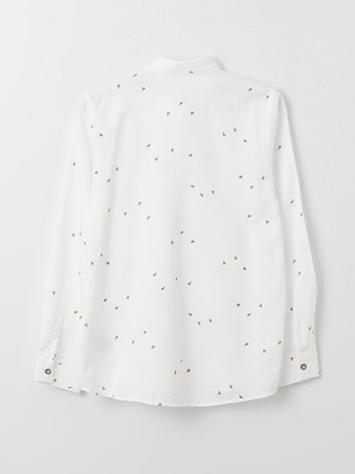 Desenli Uzun Kollu Erkek ?ocuk G?mlek - Waikiki фото 2