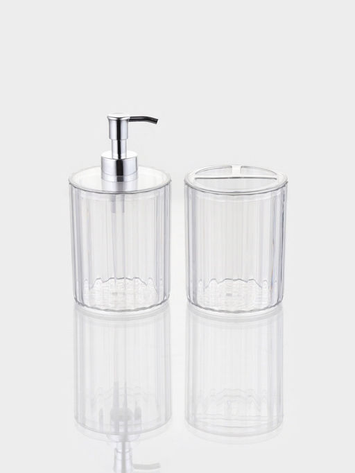 Набор для ванной 2 предмета (дозатор, стакан)