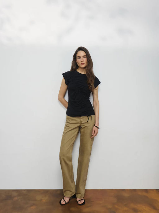 Джинсы straight с высокой посадкой / Zarina фото 7