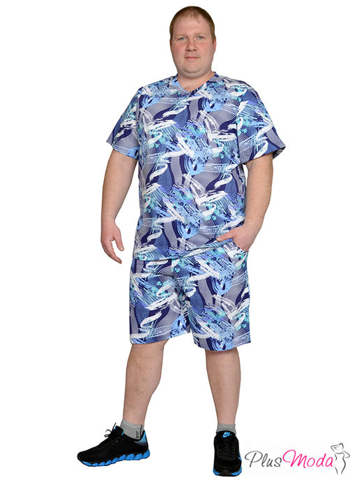 Футболка Модель №1916 размеры 44-84 - Plusmoda фото 3