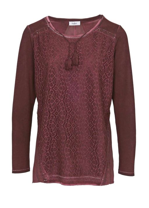 Блузка, бордовая - Heine фото 2