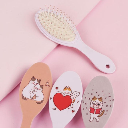 Цена за 2 шт. Расчёска массажная, 5.3×17.5 см, МИКС