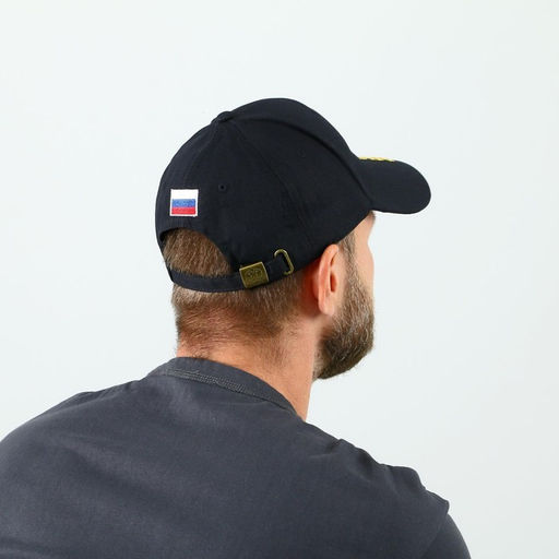 Кепка Russia, рр 56см, чёрная - Overhat фото 6