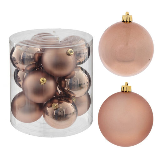 Набор из 12шт Украшение новогоднее "Шар", D 8 см, L19 W19 H21,5 см