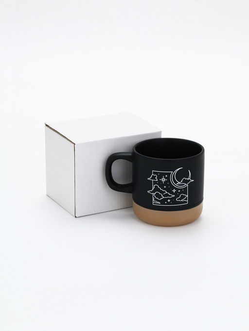 Кружка чайная керамическая «Звёздное небо», 350 мл, ручная работа