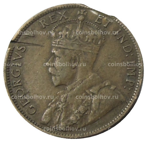 Монета 1 цент 1911 года Канада