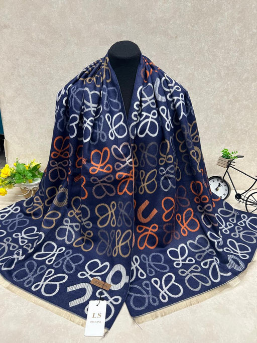 Мягкий палантин из кашемира мультицвет