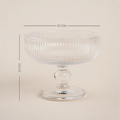 Креманка SL Home «Модерн», 300 мл, 12×10 см, стекло, прозрачная