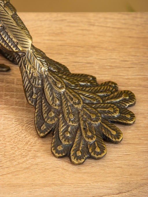 Сувенир «Павлин», 18×8.5×14 см, алюминий