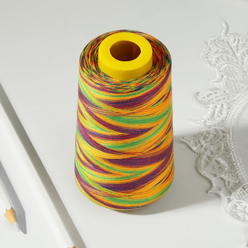 Нитки мультиколор 40/2, 2700 м, разноцветные