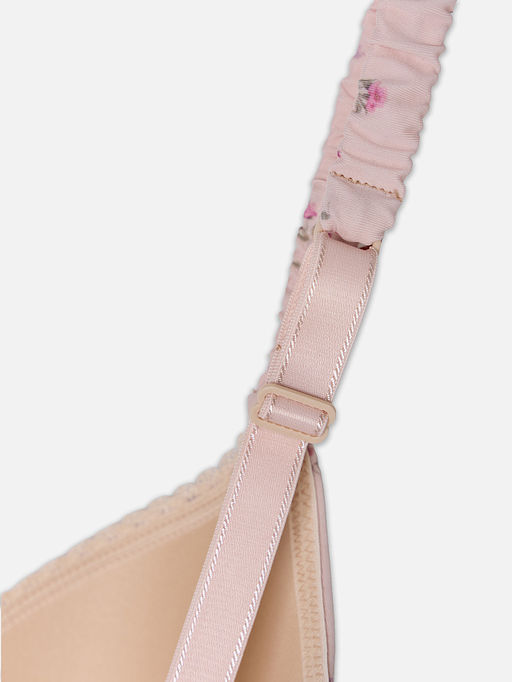 Бюстгальтер макси женский бежевый с цветочным принтом - Mark formelle фото 11