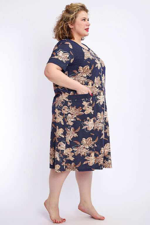 Халат 004 домашний на молнии