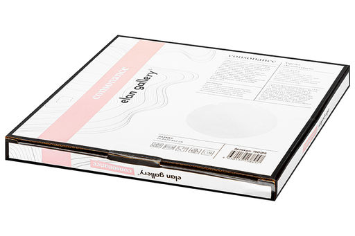 Тарелка 25,8*25,8*2 см Консонанс белая глянец - Elan gallery фото 8