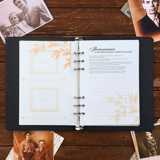 Родословная книга со встроенной флешкой 16 Gb «Наше фамильное дерево», 17.5×23 см.