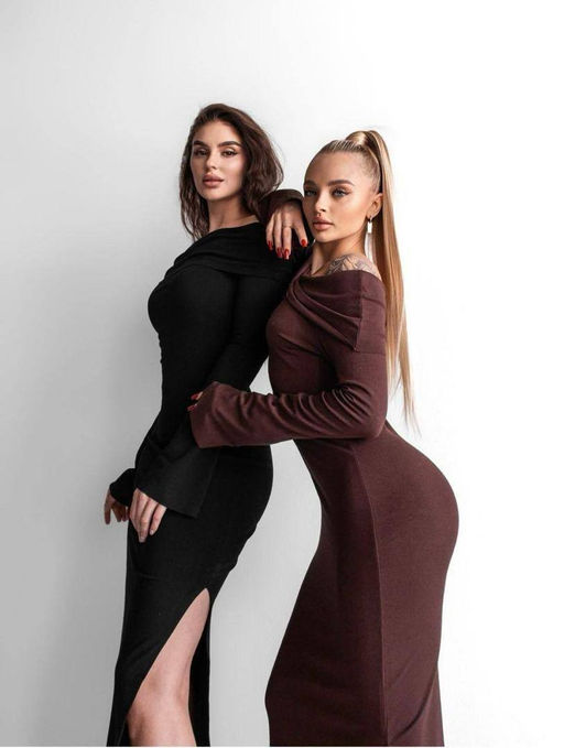 K13287 Платье ЧЕРНЫЙ