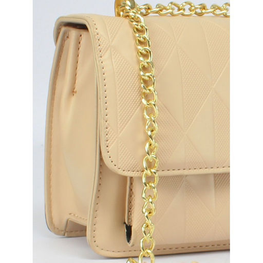 Сумка женская искусственная кожа Ch&K-7806, 2отд, плечевой ремень, бежевый SALE 259979 - Adelia фото 4