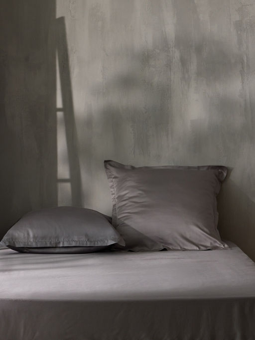 Простыня на резинке евро SL Home Tencel, 200200+30 см, серая, тенсель - Sima-land home фото 4