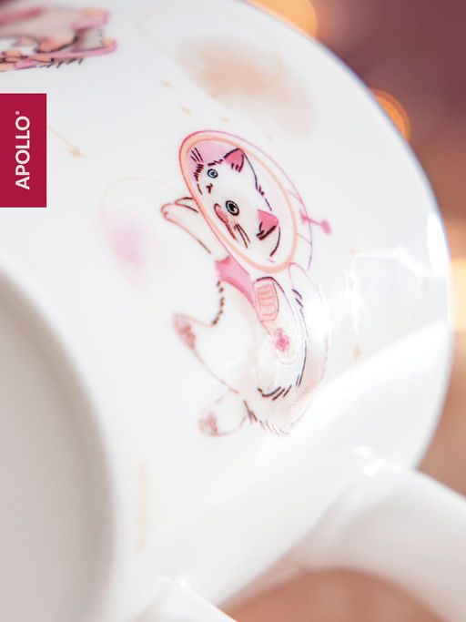 Кружка APOLLO genio "Cosmo Cono" 370 мл цвет: розовый