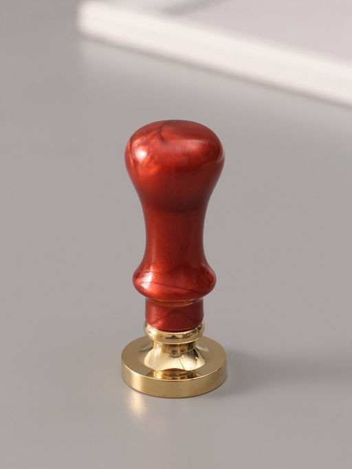 Печать для сургуча с пластиковой ручкой «Буква J на вензеле», 2.5×2.5×6.3 см