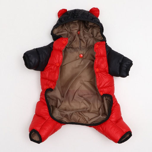 Комбинезон Медвежонок, размер 14 (ДС 32 см, ОГ 42 см, ОШ 31 см), чёрно-красный - Simaland фото 7