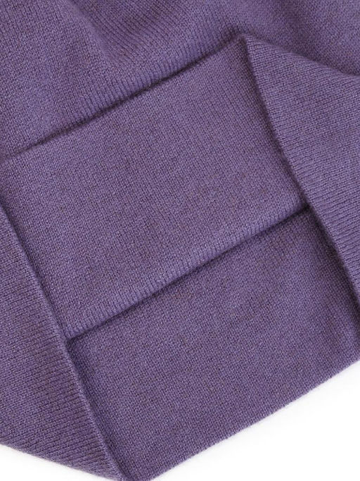 Шапка жен. каш ZZ-D11001 royal purple - Eleganzza фото 4
