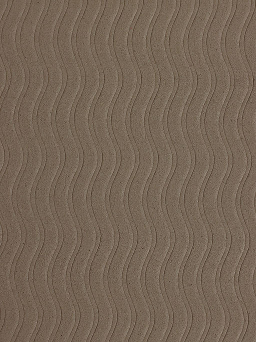 Коврик для фитнеса и йоги ONLYTOP, 183×61×0.8 см, молочный/темно-коричневый