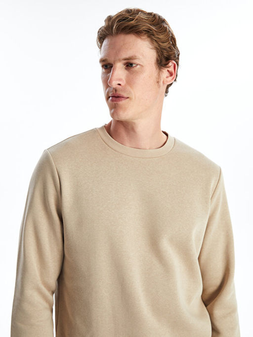 Bisiklet Yaka Uzun Kollu Erkek Sweatshirt - Waikiki фото 2