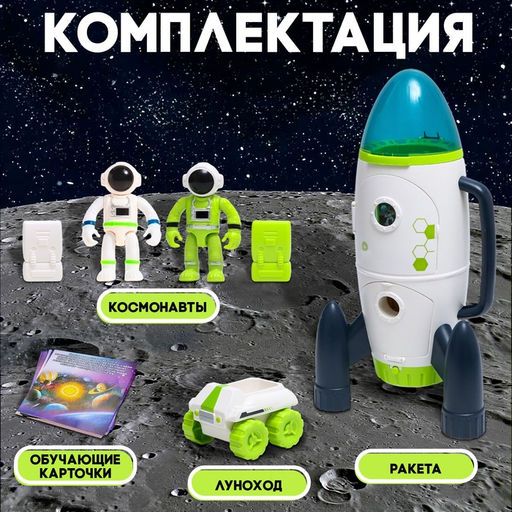 Игровой набор Исследование космоса, ракета - АвтоГрад фото 3