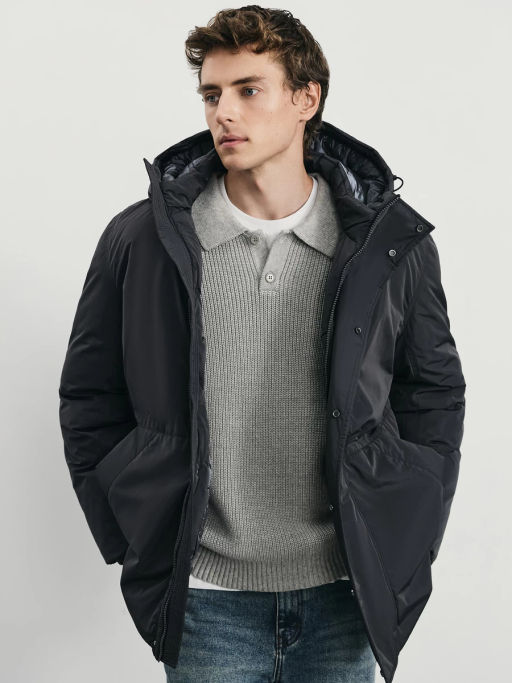 Парка утепленная с капюшоном / Zarina