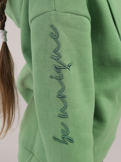 CRB wear / CWJG 63943-37 Толстовка для девочки,зеленый  фото 3