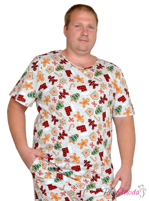 Футболка Модель №1297 размеры 44-84 - Plusmoda фото 2