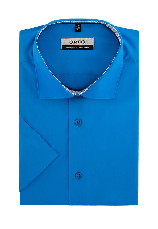 Сорочка мужская короткий рукав GREG 230/109/SAP/Z/1p  фото 2