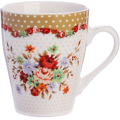 25977 Кружка 340мл Цветы (мин. 4шт)LR(х36) - Mayer&boch фото 3