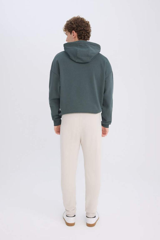 Спортивные штаны Jogger Slim Fit с узким кроем, кружевной талией, эластичными штанинами, карманом на молнии - Defacto фото 7