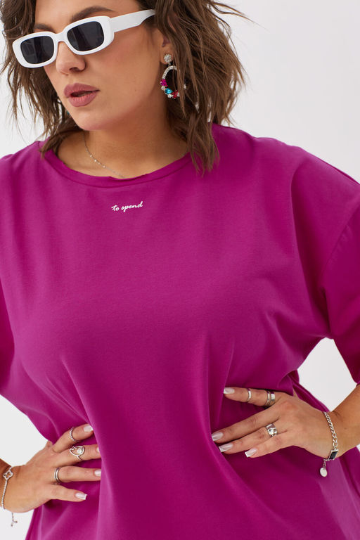 Футболка BegiModa 4093 малиновый  фото 2