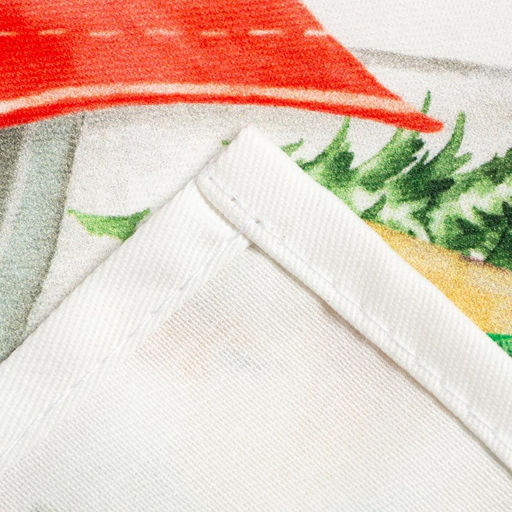 Набор подарочный Этель Christmas red flowers, фартук, полотенце, прихватка  фото 8