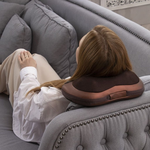 Массажёр для шеи Luazon LEM-26, 25 Вт, ИК-подогрев, 220/12 В - Luazon home фото 2