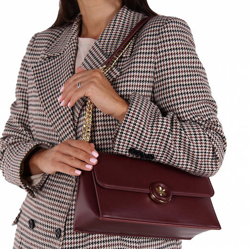 Сумка 012308066 wine red Chisbella