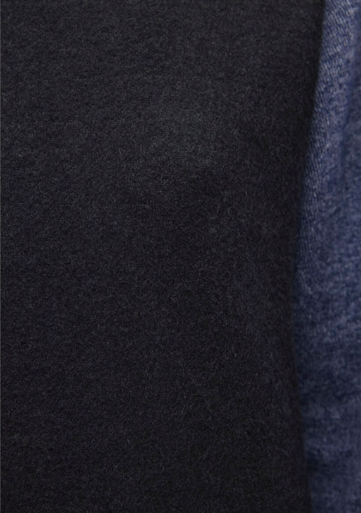 Uzun Kollu Antrasit Cizgili Tisort - Mavi фото 7