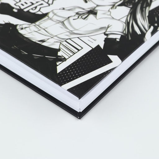 Скетчбук в твердой обложке на гребне А5, 80 л. 100 г/м Аниме. Комикс - Artfox фото 3