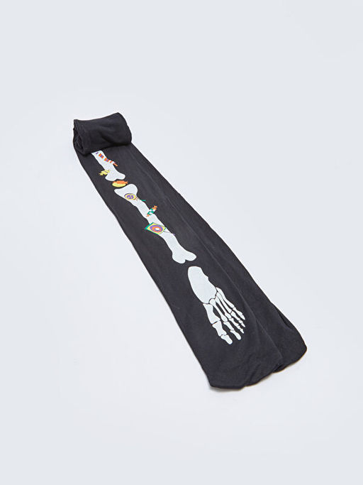 H12 Desenli K?z ?ocuk K?lotlu ?orap