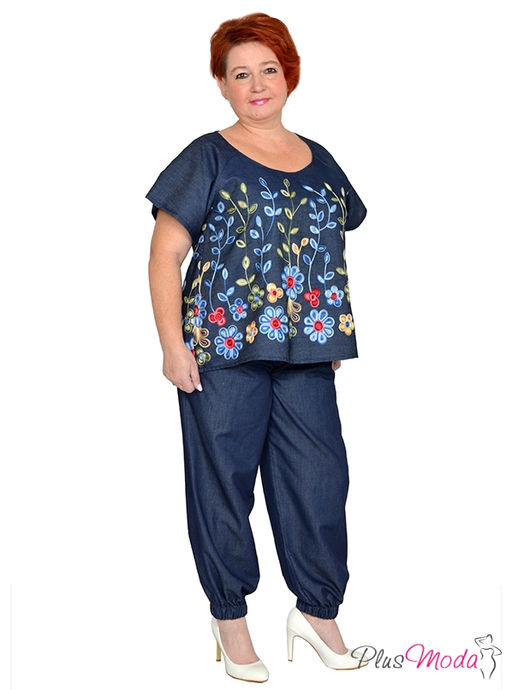 Туника Модель №1466 размеры 44-84 - Plusmoda фото 10