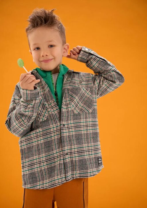 Рубашка мал. из мягкой фланели О36715 - Карамелли фото 5