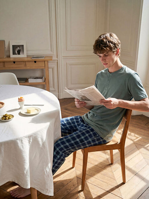 Standart Kal?p Erkek Pijama Tak?m?