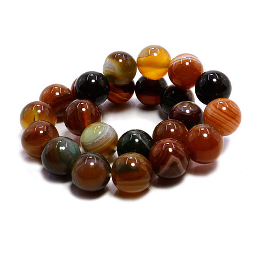 Браслет из камня Кофе агат денежный магнит