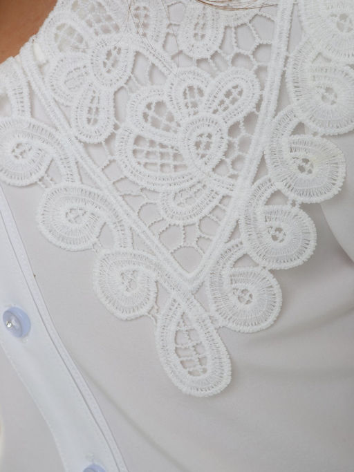 Блузка для девочек - Синий мир фото 6