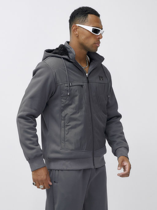 зимний с начесом !Спортивный костюм серого цвета - Mtforce фото 10