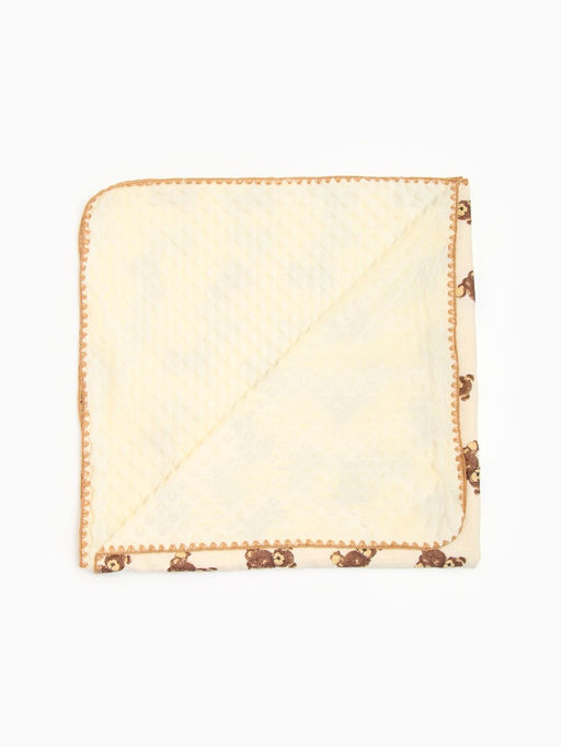 Плед «Этель» Bear, 100×100 см, муслин двухслойный